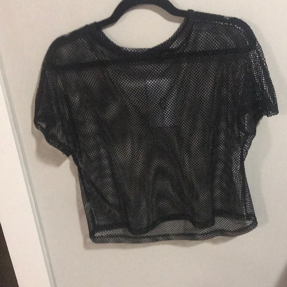 Black knit shirt